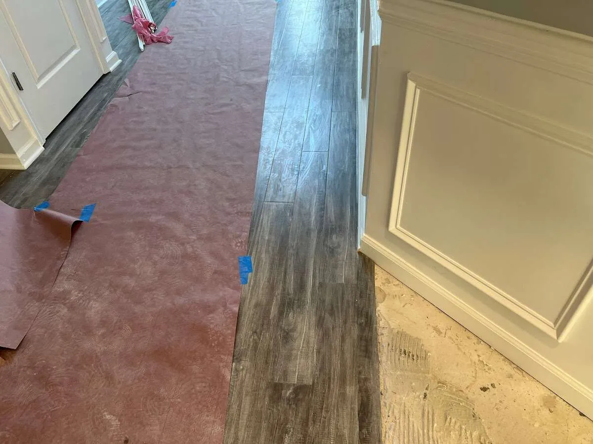 Completed marble shower restoration in Bedford